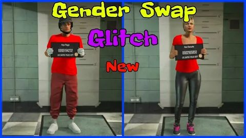 its back) New gender swap glitch Gta 5 online - YouTube