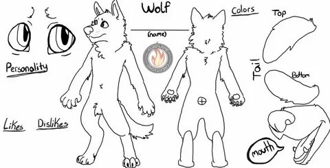 Fursona Ref Sheet Fox - Hoshii Wallpaper