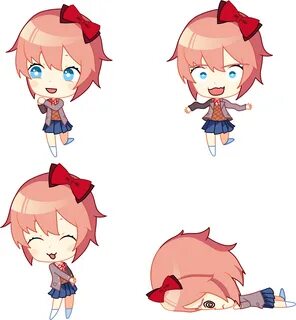 Reddit Sayori Fanfiction Pictures Chibi Png Reddit - Doki Do