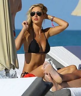 LAUREN STONER in Bikini at a Beach in Miami - HawtCelebs