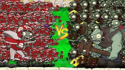 9999 Football Zombie vs 9999 Gargantuar - Plants vs Zombies 