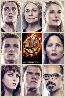 Catching Fire: Finnick, Mags, Cashmere, Peeta, Katniss, Joha