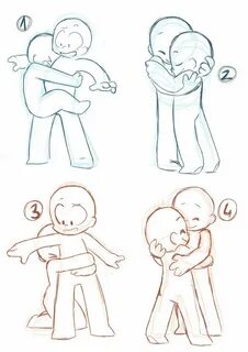 Two People Hugging Drawing Anime - bmp-extra