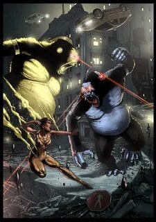 DC/Marvel Battle: Gorilla Grodd and Vixen vs Rogue and Psylo