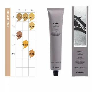 Краска для волос Davines Mask with Vibrachrom 7,31 Золотисто