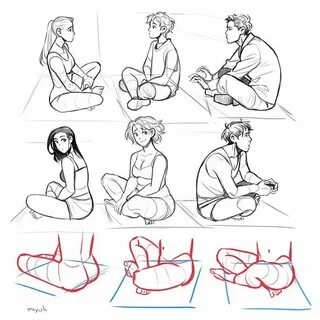 Easy Paint Tool SAI Drawing reference poses, Drawing people,