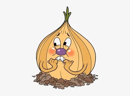 Weepy With Dirt On The Grass - Cuphead The Root Pack Onion P