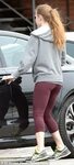 Superman star Amy Adams leaves the gym looking radiant and t