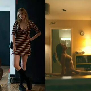 Big boobs: Aimee Lou Wood - On/Off in 'Sex Education' - GIF 