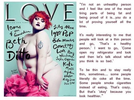 Beth Ditto hits back at the critics who call her unhealthy -