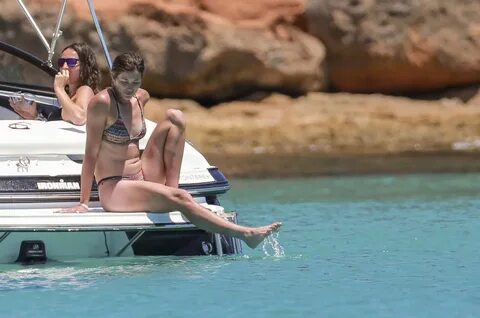 GARBINE MUGURUZA in Bikini at a Boat in Ibiza 07/08/2018 - H