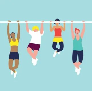 Why Women Can't Do Pull-Ups Pull ups, Illustration, People i