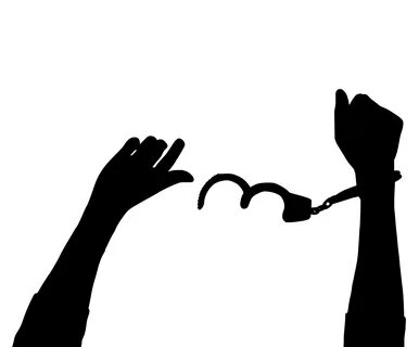 Free Images : silhouette, man, release, hands in handcuffs, 