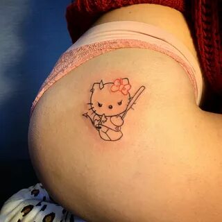Hello kitty Милые татуировки, Hello kitty татуировки, Татуир