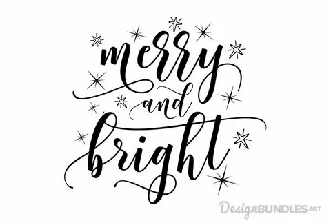Merry SVG File - Download Free Font - Free Best Typography