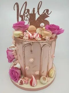 Rose Gold Girly Birthday Cake - Novocom.top