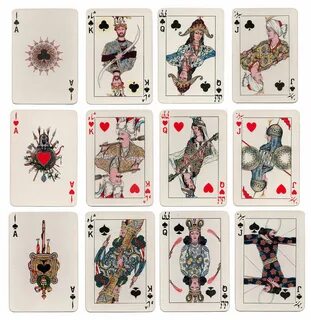 An old set of playing cards from Iran, circa 1930. x-post r/