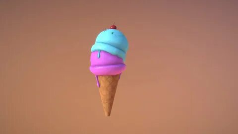 Ice Cream Cone - 3D model by KelseyH (@KelseyH) 2725ccb