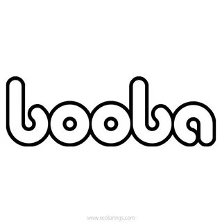 Booba Coloring Pages Logo.