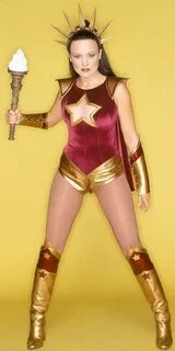 Liz Vassey as Captain Liberty (American Maid) Female superhe