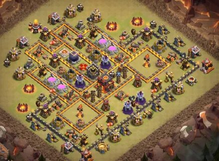 Clash Of Clan Map Town Hall 10