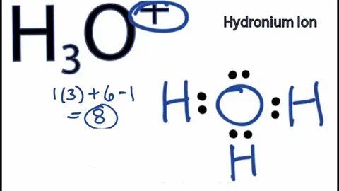 A step-by-step explanation of how to draw the H3O+ Lewis Str