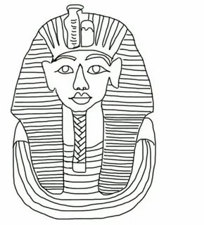 King Tut Coloring Page Free Cat coloring page, Coloring page