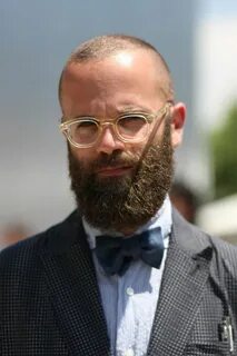Glasses for bald men Bald men style, Bald with beard, Bald m