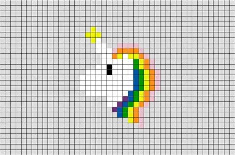 Pixel arts "Unicorn" ☆ 57 arts