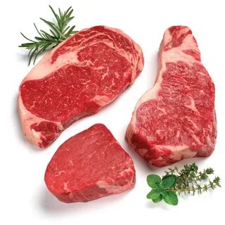 USDA Prime Ribeye, Filet Mignon, & Strip Steak Gift Box Stra