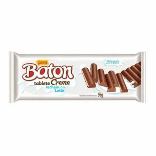 Chocolate Baton Tablete Creme Garoto 96gr White chocolate, C