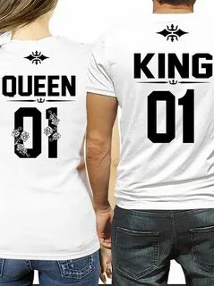 ROYALTY KING and QUEEN couple t-shirts King queen shirts, Co