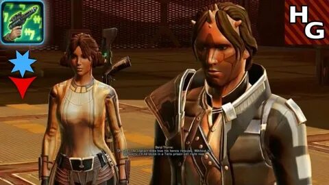 SWTOR Smuggler Male ► Ch.2: Quesh ► Convoy - YouTube