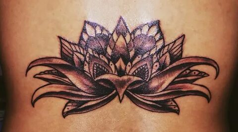 Beautiful lotus flower tattoo. #coverup #tattoo #beauty #ski