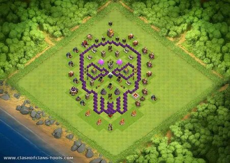 skull - TH7 Farming Base by Muaan MÃ`hamed Clash of Clans