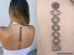 Jordyn Woods Chakra Spine Tattoo Steal Her Style
