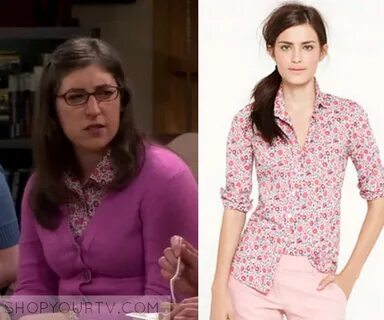 Big Bang Theory: Season 9 Episode 22 Amy's Floral Print Blou