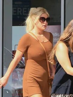 Jessica Simpson in Short Dress -27 GotCeleb