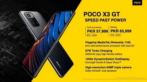 Poco X3 Gt Price In Pakistan : Xiaomi poco x3 gt concerning the color.