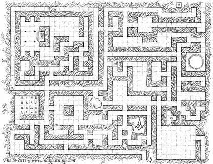 Swartz-Map-0007-Maze-DM-version Fantasy Maps Fantasy map, Ma