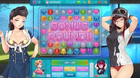 Huniepop 2 Double Date / Polly and Ashley Date + Bonus Round