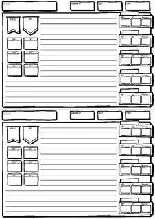 Dungeons and Dragons 5e Compatible Monster Tracking Sheet Et