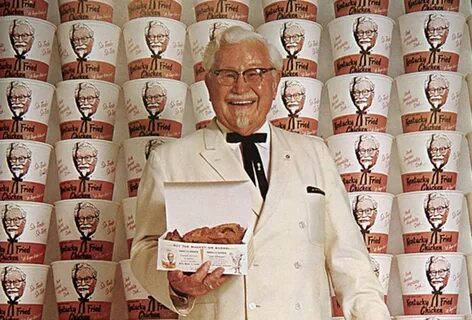 KFC တည်ထောင်သူ Colonel Sanders (ကိုလိုနယ် ဆန်ဒါးစ်) ရဲ့လေးစာ