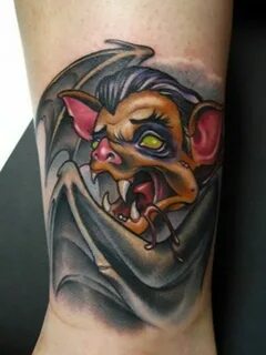 ✅ 100+ Colorful Vampire Bat Ankle Tattoo Design (png / jpg) 