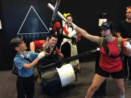 Team fortress 2, cosplay, tf2, scout, heavy, medic Team fort