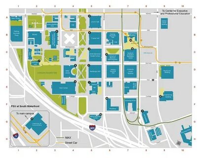 Portland State Campus Map - Map Pasco County