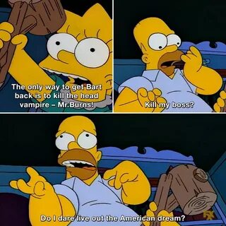 American dream #LisaSimpson #HomerSimpson #TheSimpsons #tvqu