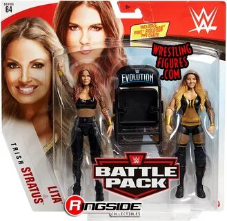 Lita & Trish Stratus- WWE Battle Packs 64 WWE Toy Wrestling 