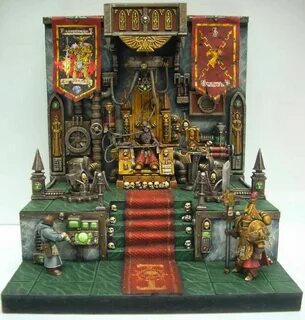 The Golden Throne Warhammer 40k miniatures, Space marine, Wa