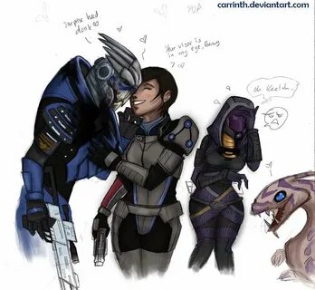 ME2: Surprise Head Donk by carrinth Mass effect comic, Mass 